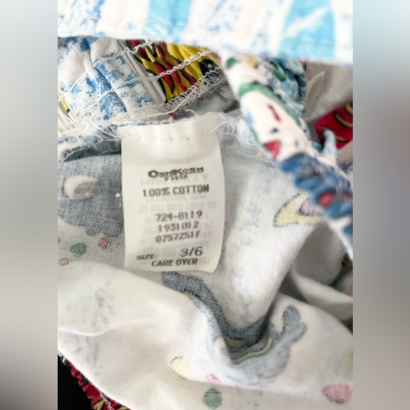 🐠 Vintage Fishy Bubble Oshkosh 🐠 3-6m (Roomy Fit) - ADORABLE print!! - Picture 4 of 6